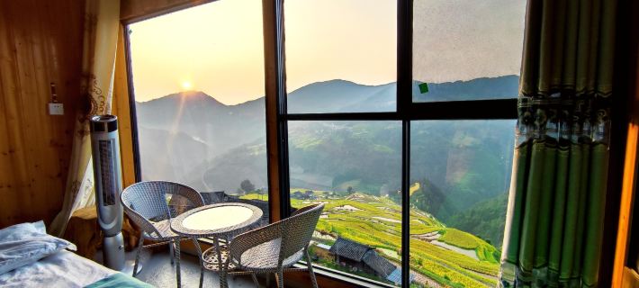 Jiabang Terraced Farmer Inn Congjiang İlçesi otelleri