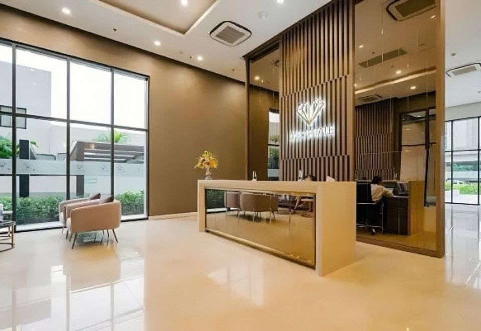 HANOI D'CAPITALE DH의 세련된 아파트 객실 내부