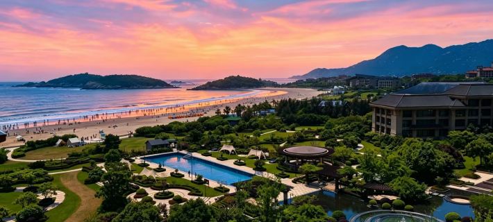 Zhoushan Yueji Garden Seaview Holiday Homestay Hotele w: Zhoushan