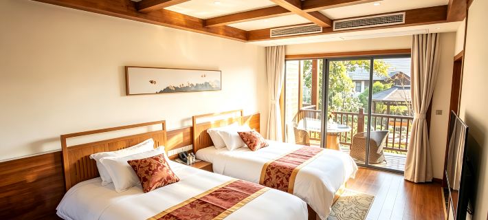 Shanshui wutong Wooden House Villa in Pingjiang County Hotels in Pingjiang County
