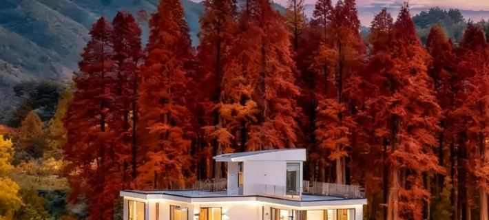 Ningguo Shuilinjian · Mountain Bamboo Sea 360° View · Luxury Wilderness Villa Hotel a Ningguo