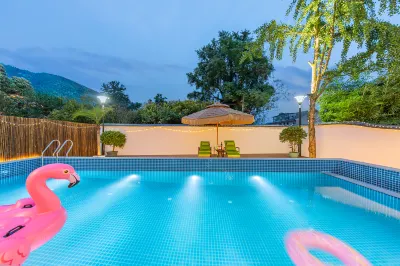 若靈家·溯溪星空泳池親子度假galaxy美宿（餘村兩山店） 鄰近安吉荷花山漂流服務站的酒店