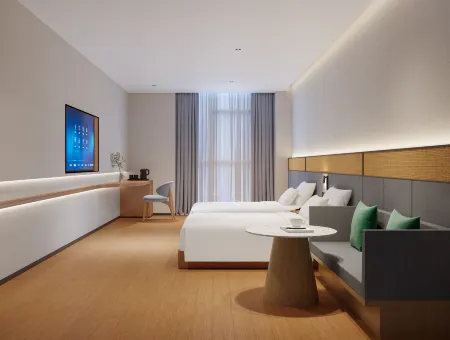 Jifei Hotel (Chengdu Financial City Twin Towers Branch) Отели рядом со станцией Shuangliu Railway Station