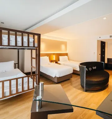 ห้องแฟมิลี่สวีทพร้อมเตียงสองชั้น