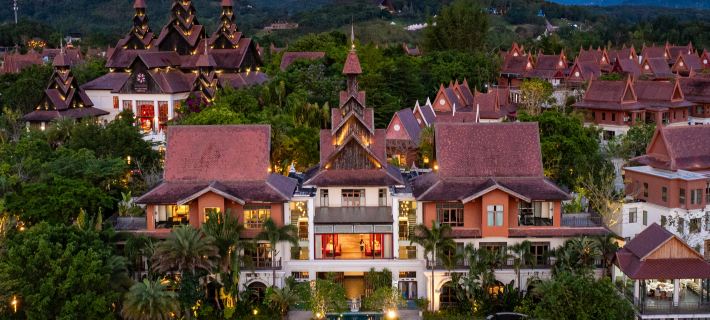 Xishuangbanna Ruihe Hot Spring Resort (Shubala International Resort) Hotel di Menghai
