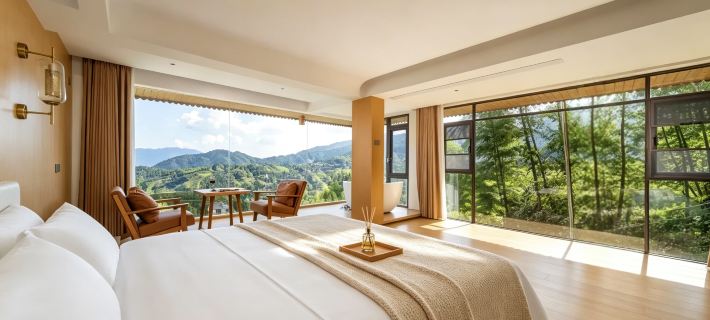 Chenyunxuan·Cloud Pool Panoramic Hotel (Jinfo Ding No.3 Observation Deck Branch) Các khách sạn ở Long Thắng