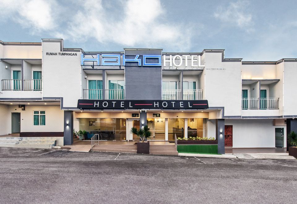 Hako Hotel Taman U의 깔끔한 더블 베드 객실