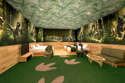 【禁煙】スーペリア洋室フォース恐竜ルーム 内風呂なし(眺望なし) 湯快リゾート あわら温泉 青雲閣の写真