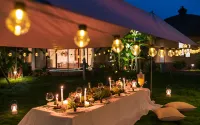 Chongzuo in the wild night set, see wild luxury Villa - bar