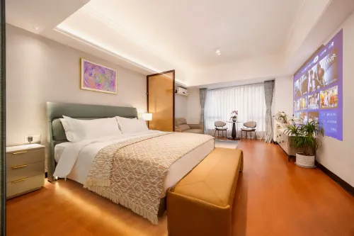 Yunji Apartment (Qiandenghu Wanda Plaza Branch) - สระว่ายน้ำบนดาดฟ้า