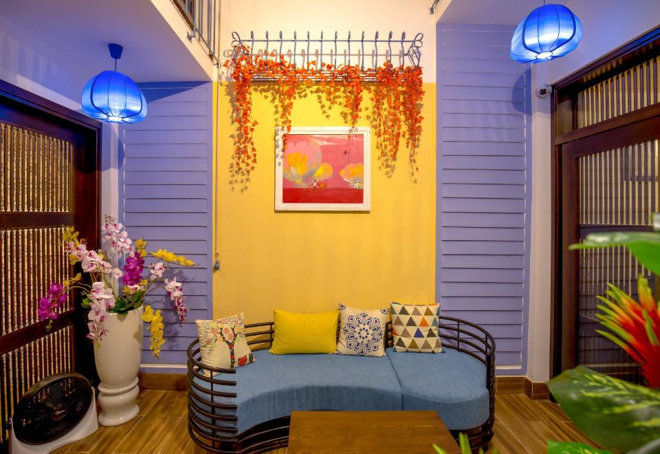 손 짱 호텔 호이안의 테라스 및 휴식 공간