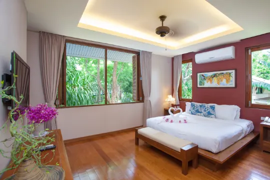 วิลลาแบบสองห้องนอน พร้อมอ่างอาบน้ำ