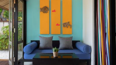 ビーチフロントサンセットヴィラ アンサナ イフル モルディブの写真