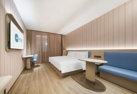 다양한 상하이 HanTing 호텔의 객실 디자인 비교 이미지