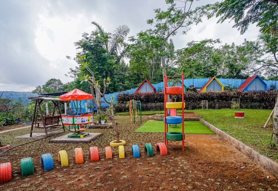 레인보우 글램핑 전경