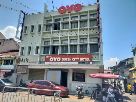 Hotel O GHC Near Penang Street Art Formerly Queen City Hotel Отели рядом с достопримечательностью «Hean Boo Thean Temple»