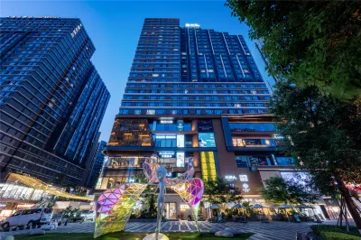 Chengdu Gelade Residences of Mcube 남서부 민족 대학 항공항 캠퍼스 북부 지구 - 엑스포 빌딩 주변 호텔
