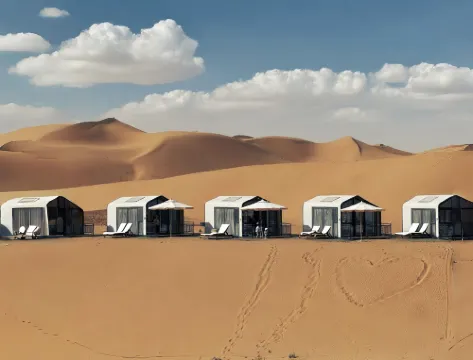 敦煌鳴沙山大漠祕境野奢沙漠露營基地