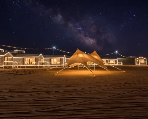 Hourglass · Time's Nest Desert Scenic Homestay Hotels in Zhongwei