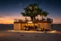 Dunhuang Mingsha Flaming Tent Camping Hotel - bar