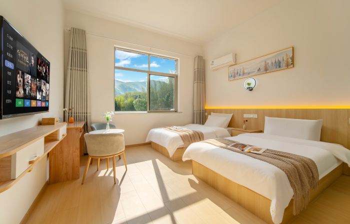 Wanjing Inn |Xijin Bamboo Raft · Bay · Mountain View Courtyard (Chujiatan, Southern Anhui Sichuan