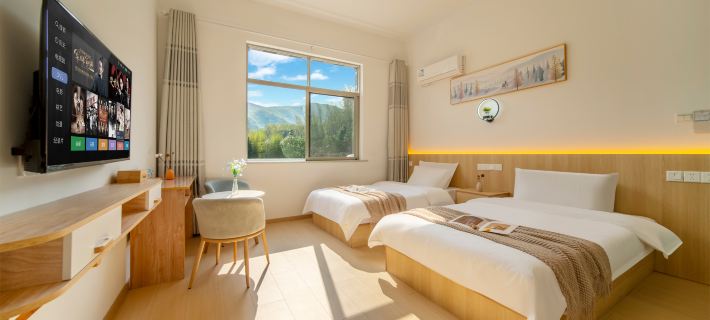 Wanjing Inn |Xijin Bamboo Raft · Bay · Mountain View Courtyard (Chujiatan, Southern Anhui Sichuan Hotele w: Ningguo
