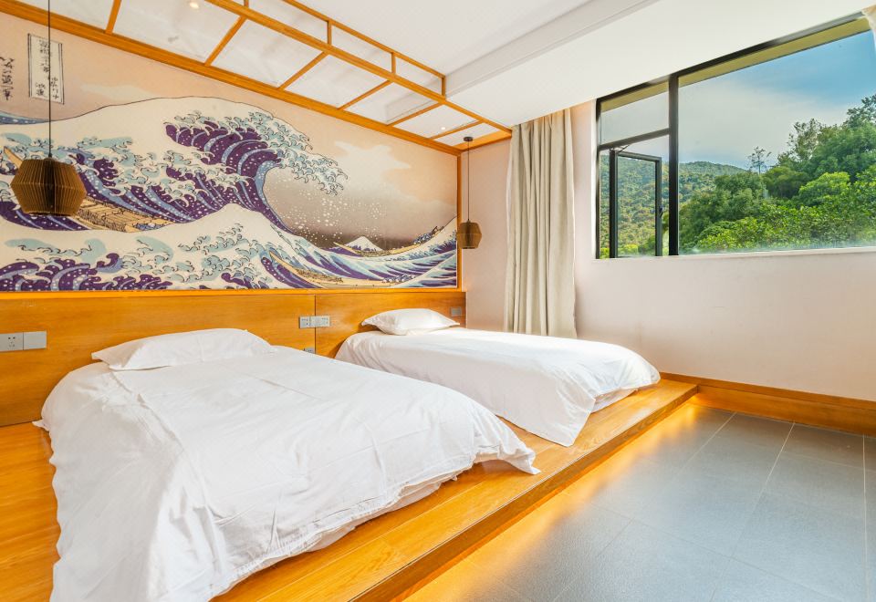 선전위쑤린팅 홈스테이의 깔끔한 내부 전경