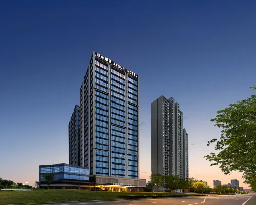 Atour Hotel, Wuhuan Sports Center, Dongxihu, Wuhan โรงแรมใกล้สวนสาธารณะหม่าโถวถาน