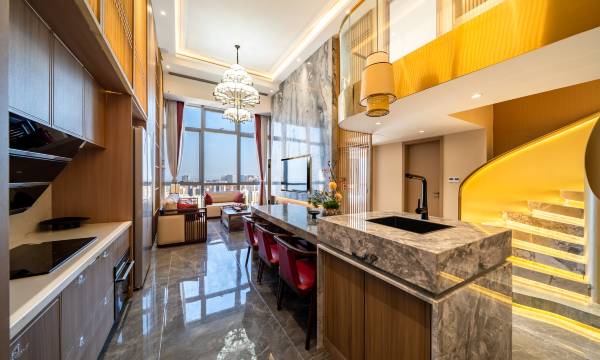 Xiamen Yunhai · Yuxi Duplex Suite Apartment (Cross-Strait Financial Center)