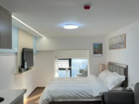 廣州鉑曼國際公寓（荔灣區滘口地鐵站店） 廣東工貿職業技術學院荔灣校區附近的飯店