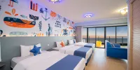 Boji Holiday Apartment (Hailing Island Poly Yintan Shop) - Premier Themed Room - Sea-View (3 Beds) (Balcony)