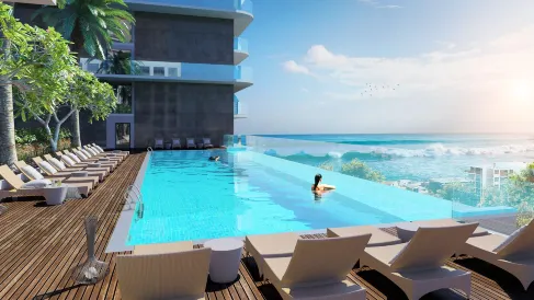 Căn hộ Ven biển - CSJ TOWER Vũng Tàu, Phòng Gym & Hồ bơi, View biển