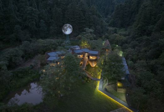 景德镇美集?观山月宠物主题酒店外景图