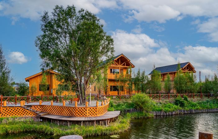 Hulunbuir Genhe Genlin Log Cabin Theme Hotel (Budong River Branch, China's Coldest Pole)