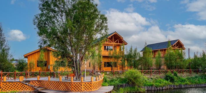 Hulunbuir Genhe Genlin Log Cabin Theme Hotel (Budong River Branch, China's Coldest Pole) โรงแรมในเกิ้นเหอ