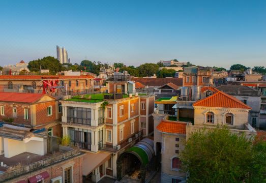 Wangshu Guyu Hotel의 깔끔한 입구 모습