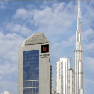 Millennium Central Dubai Downtown Отели рядом с достопримечательностью «Дубайский международный финансовый центр»