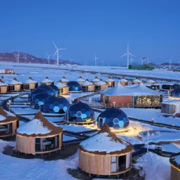 Encountering the Sailimu Lake Campsite Center