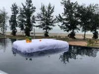 陌海・望海｜一線海景夕陽の美景を楽しむ・LanM金灘あの海民宿（万尾金灘） - ビーチサイド