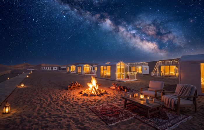 Hourglass · Star Chaser | PURE WHITE Desert Art Stay