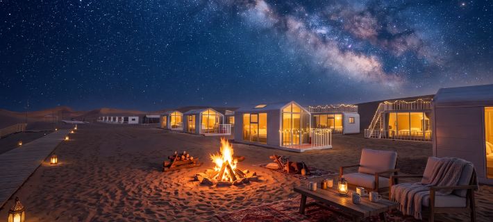 Hourglass · Star Chaser | PURE WHITE Desert Art Stay Hotels in Zhongwei