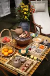 Langzhong Confucian Courtyard - servizio colazione