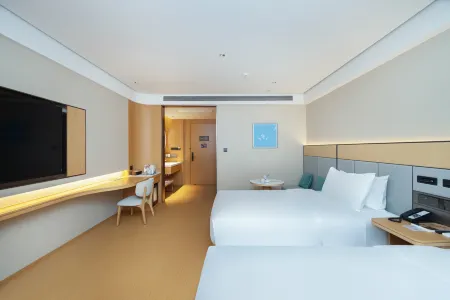 JI HOTEL（Guangzhou Baiyun Railway Station Shijing Metro Station） Отели рядом с достопримечательностью «Guangdong Polytechnic Normal University (Baiyun Campus)»