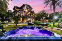 Island lakeside villas throughout the territory - spa
