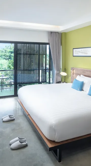 ห้องดีลักซ์เตียงใหญ่