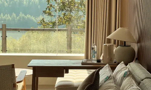 floral hotel Yichun and Jinyunshang mountain spring Jingshu Homestay