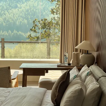 floral hotel Yichun and Jinyunshang mountain spring Jingshu Homestay