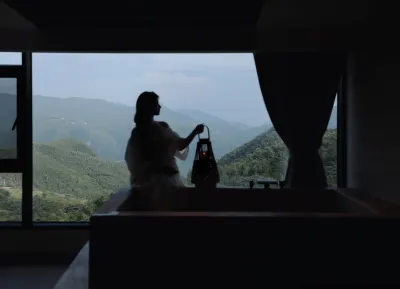 野柿子·Manor Cove臨霧療愈温湯民宿 鄰近中國大竹海的酒店