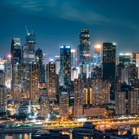 Wecent Vision Sky-view Panoramic Hotel (Chongqing Guanyinqiao Jiujie Branch) Отели рядом с достопримечательностью «Чунцинский детский парк»