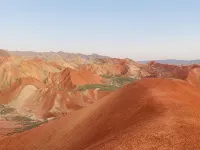 Colorful Danxia Hanjun Time Meisu - pemandangan pegunungan